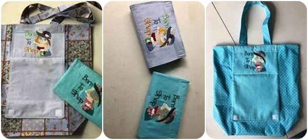 Born to shop reuseable bag