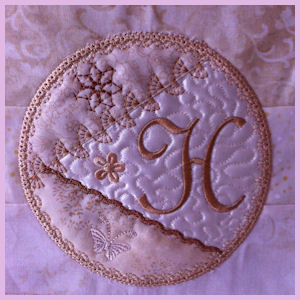 Crazy Quilt Monogram
