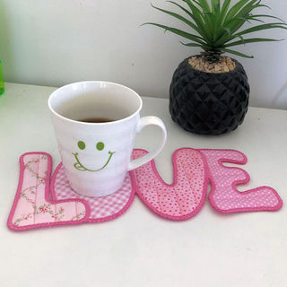 How to stitch our Free LOVE Bubble word