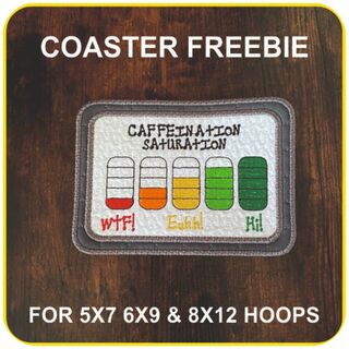 Free Coffee Coaster by Kay