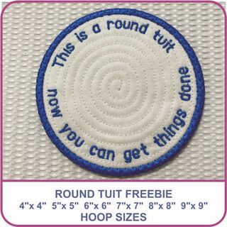 Free Round Tuit Coaster