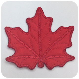 How to make Large Applique Maple Leaf