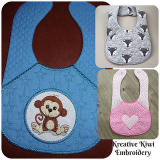 In the hoop Baby Bib