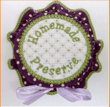Jar Cover made In the hoop