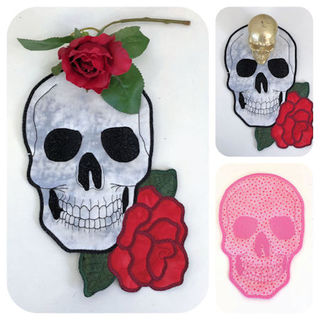 How to make our In the hoop Skull Coaster