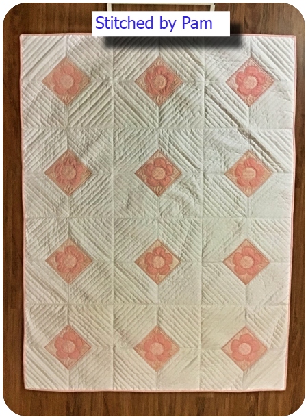 Large Applique Block Quilt by Pam 1