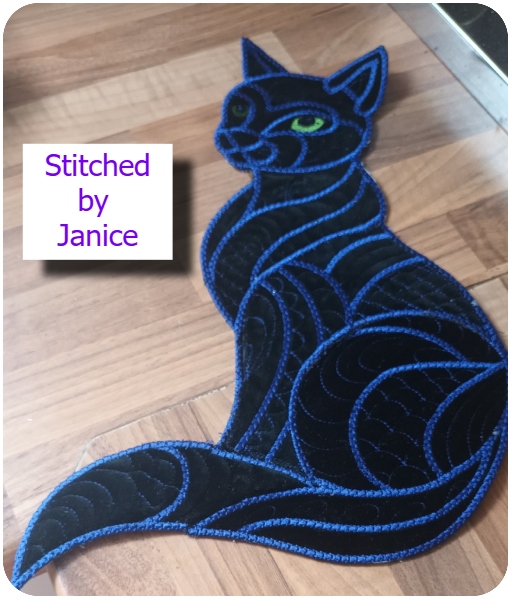 Large Zen Cat by Janice