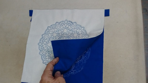 Quilt as you go Table Runner 15