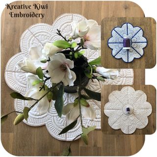 Large Mandala Flower Placemat