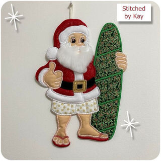 How to make Large Surfing Santa