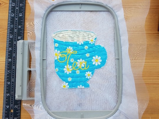 In the hoop Tea Bag Holder - 7